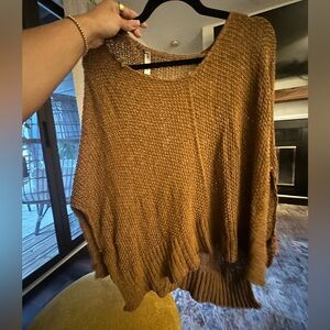 Cozy Brown Knit Sweater